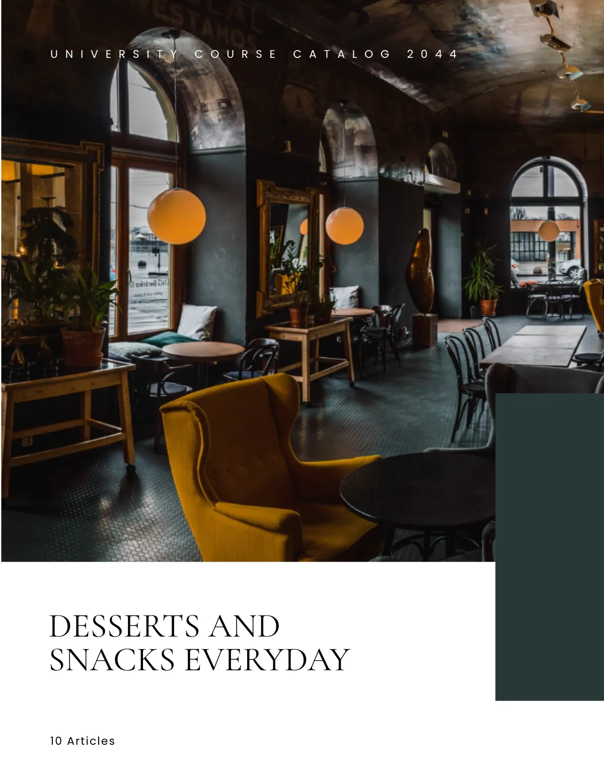 Free University Course Catalog Template to Edit Online