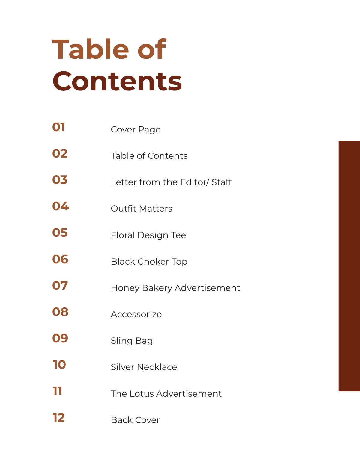 Free Sample Company Catalog Template to Edit Online
