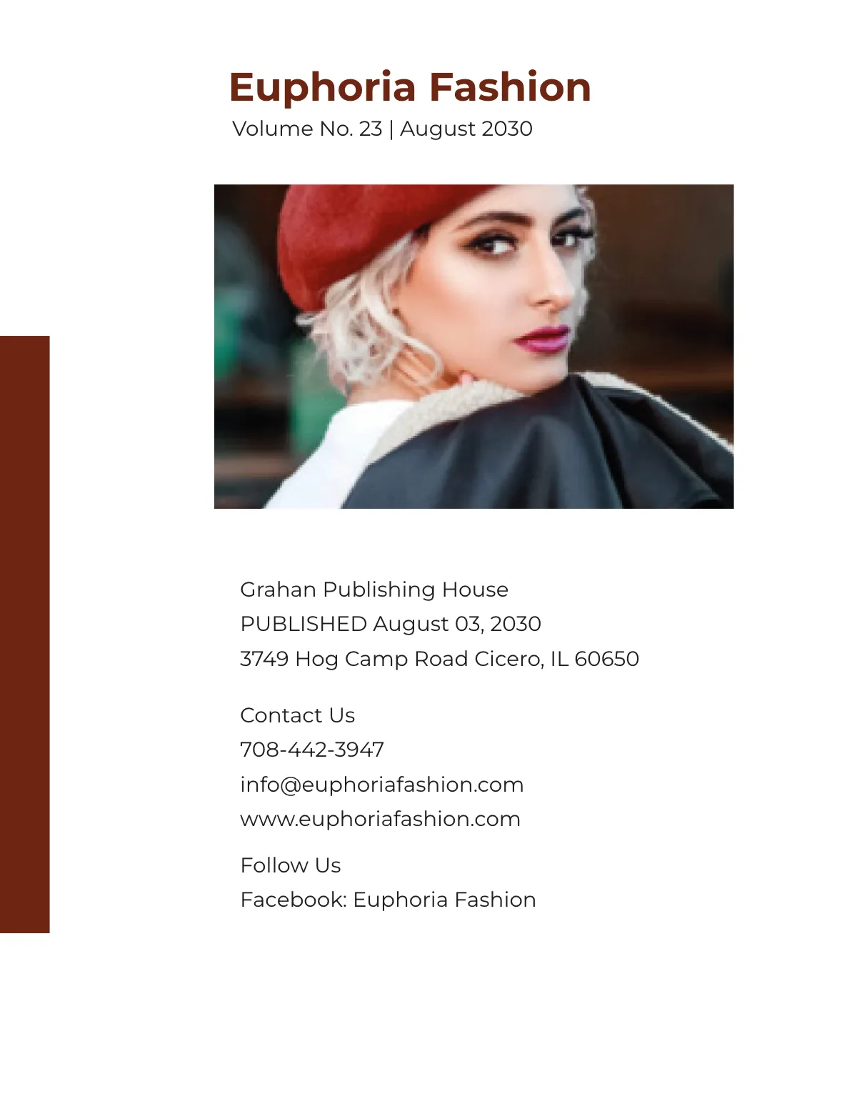 Free Sample Company Catalog Template to Edit Online