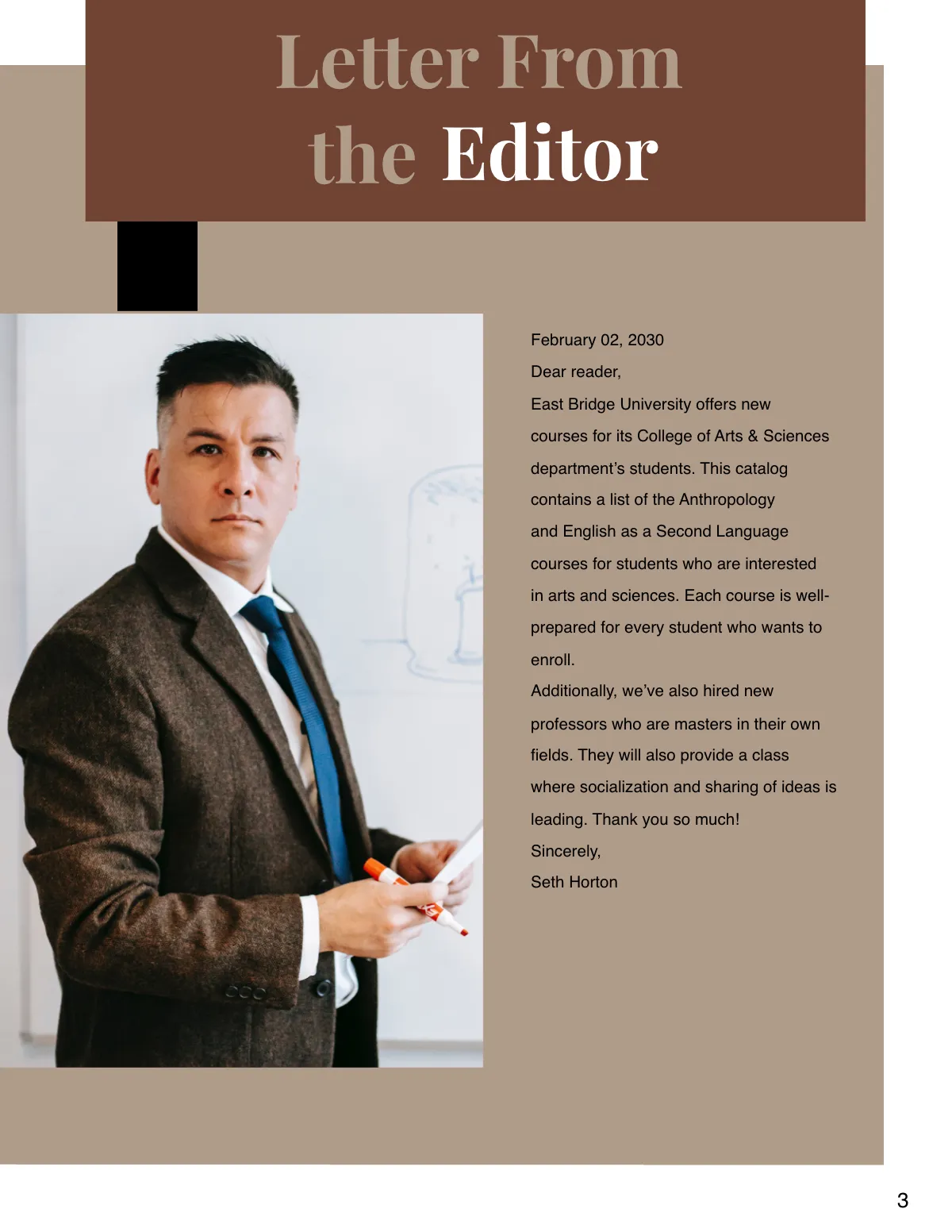 Free Course Catalog Template to Edit Online