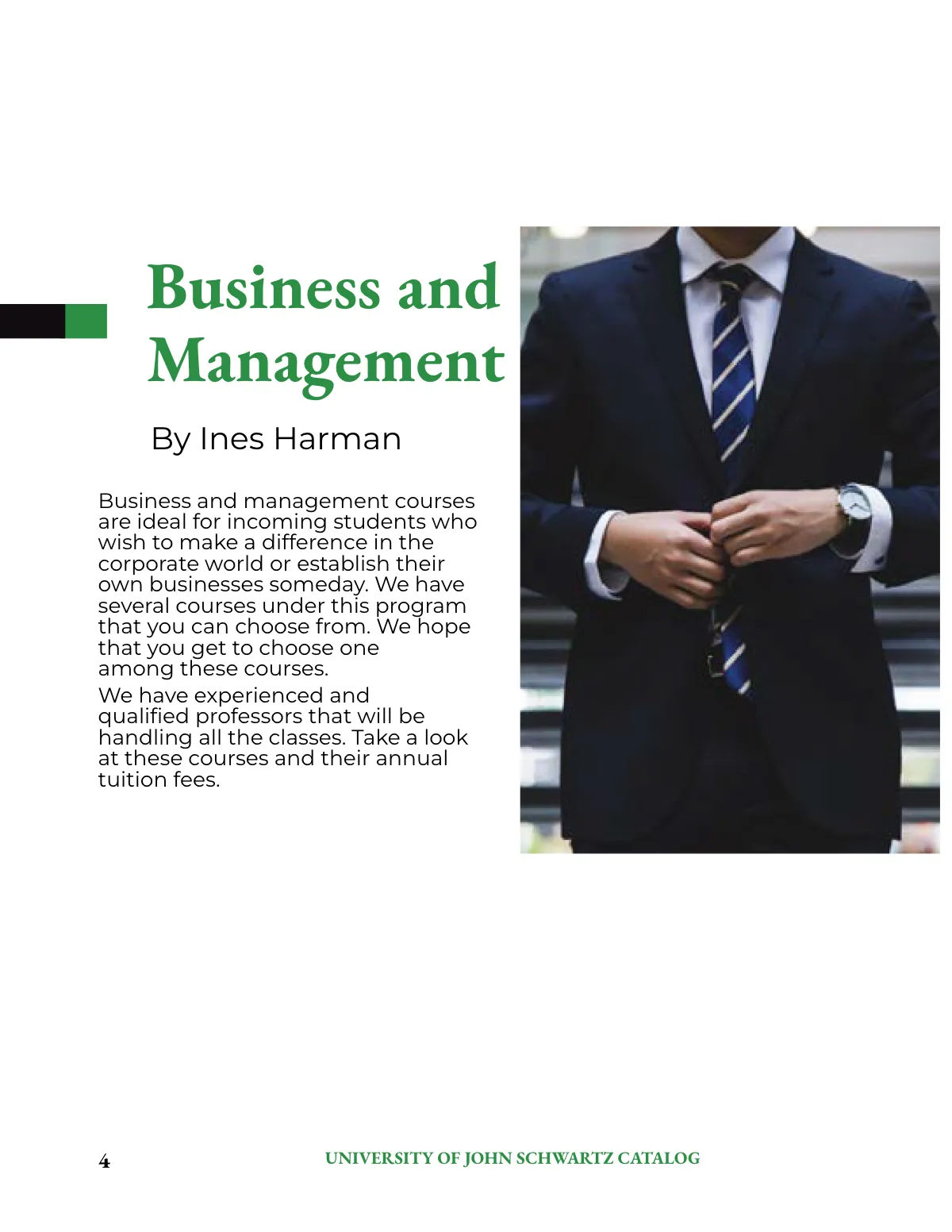 Free Modern Course Catalog Template to Edit Online