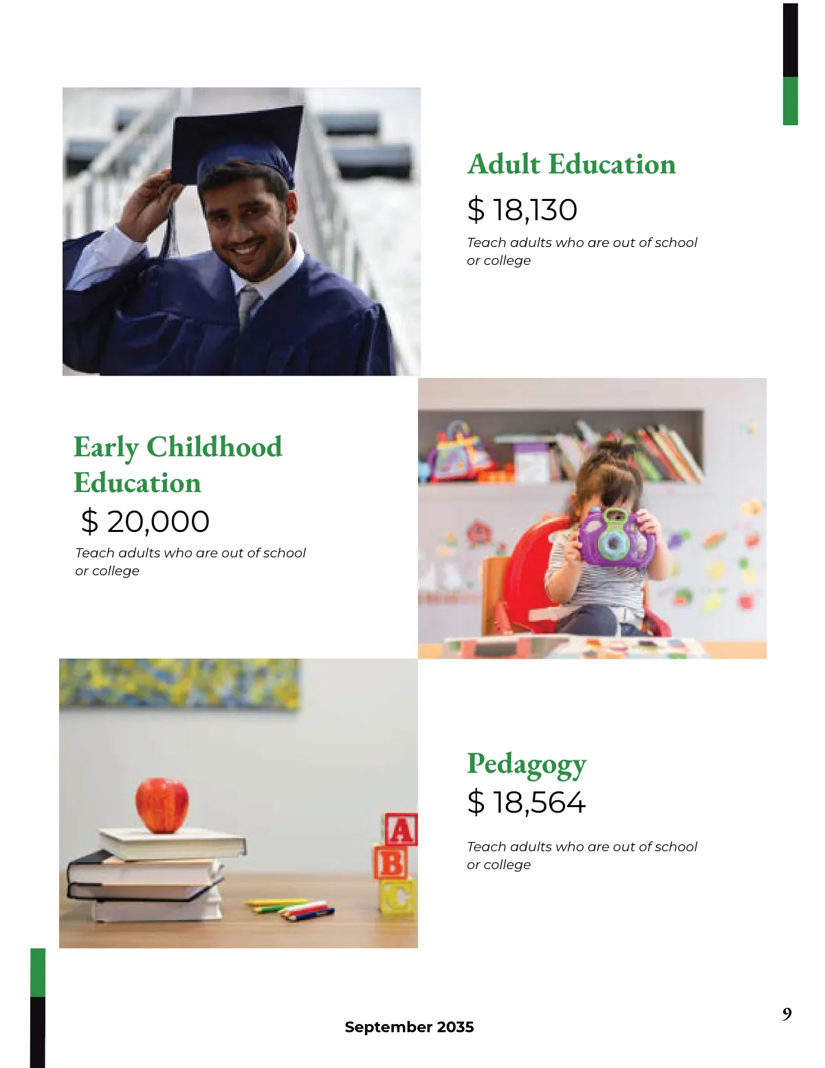 Free Modern Course Catalog Template to Edit Online