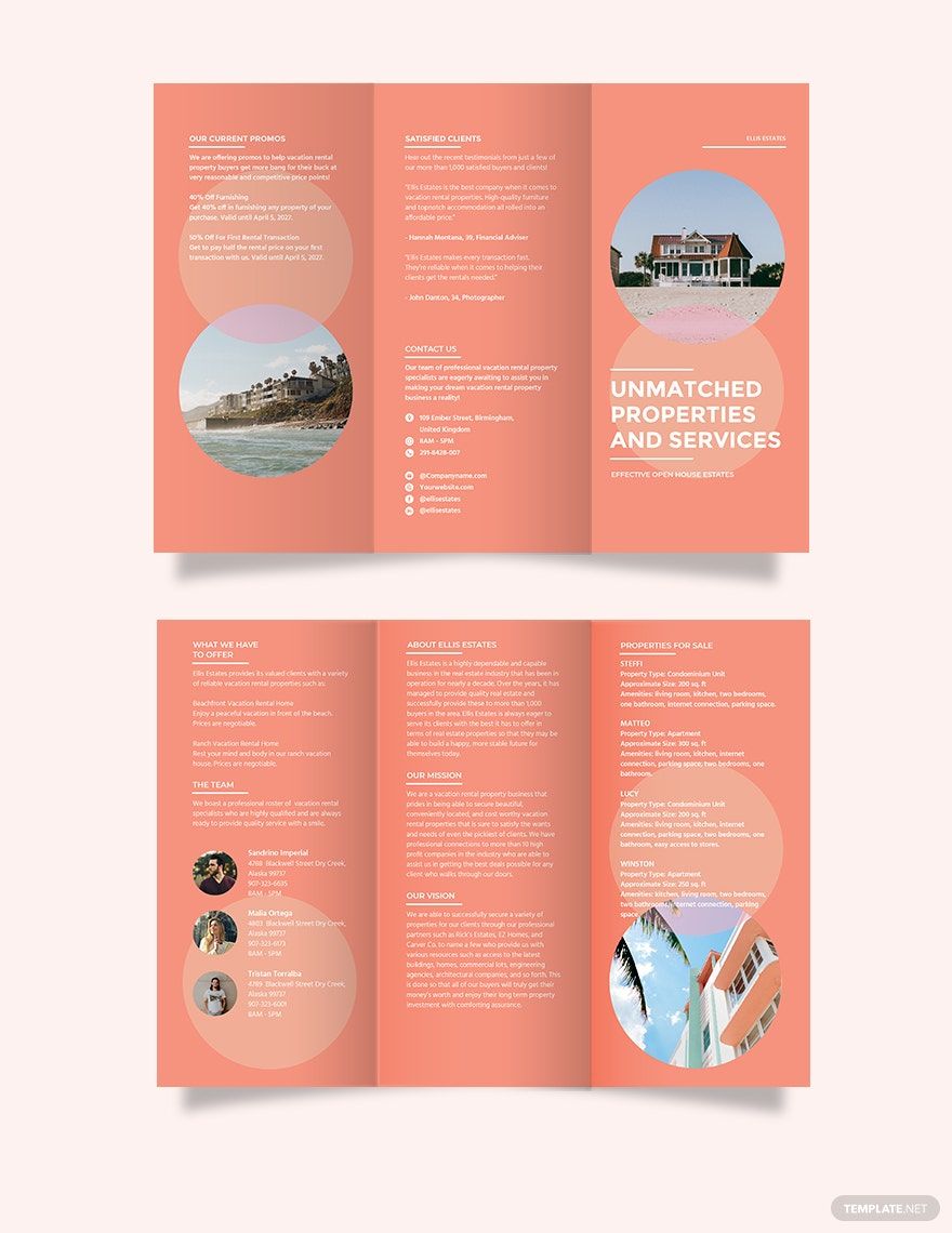 blank travel brochure template