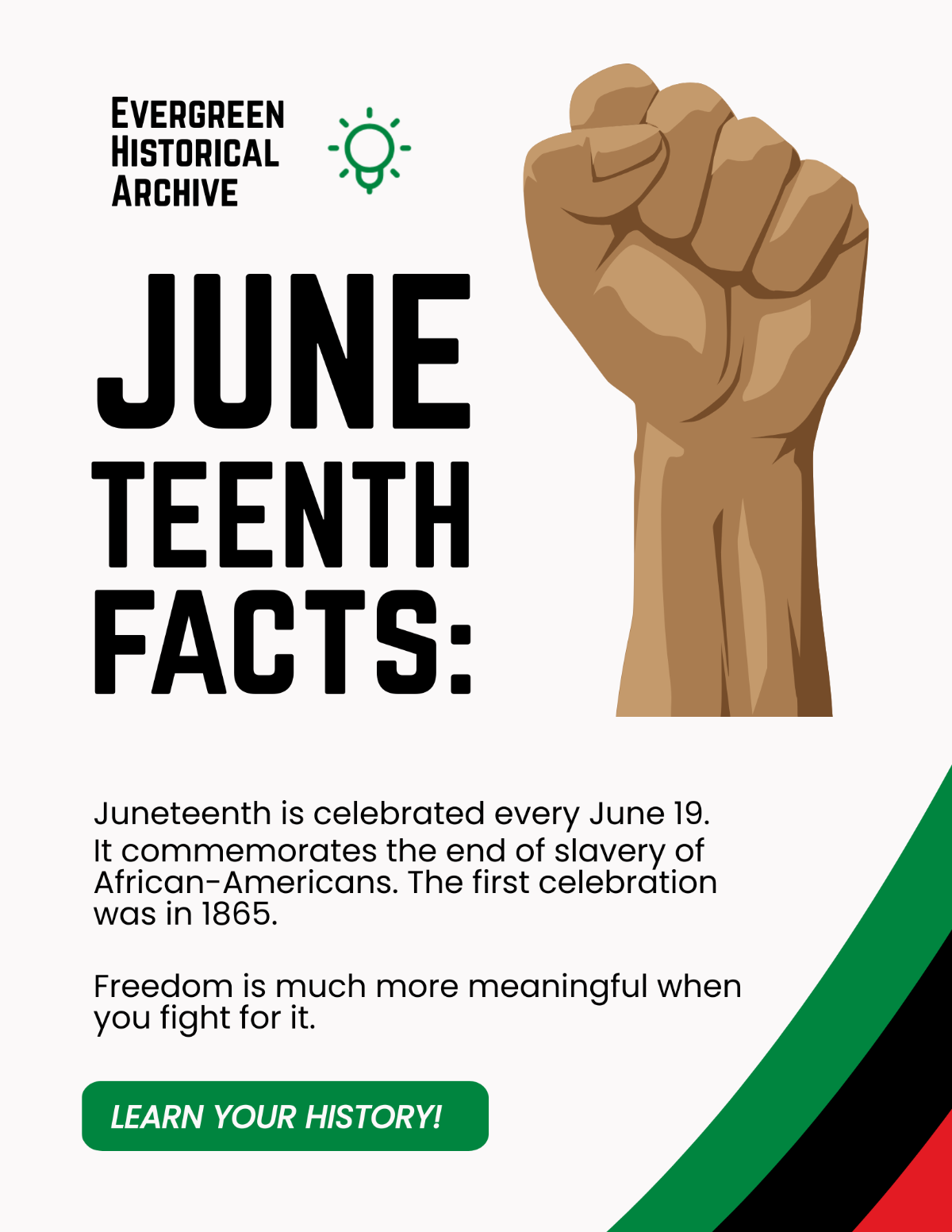 Juneteenth Informational Flyer Template - Edit Online & Download