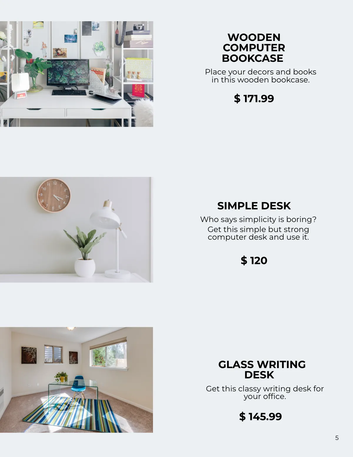 Free Modern Office Catalog Template to Edit Online