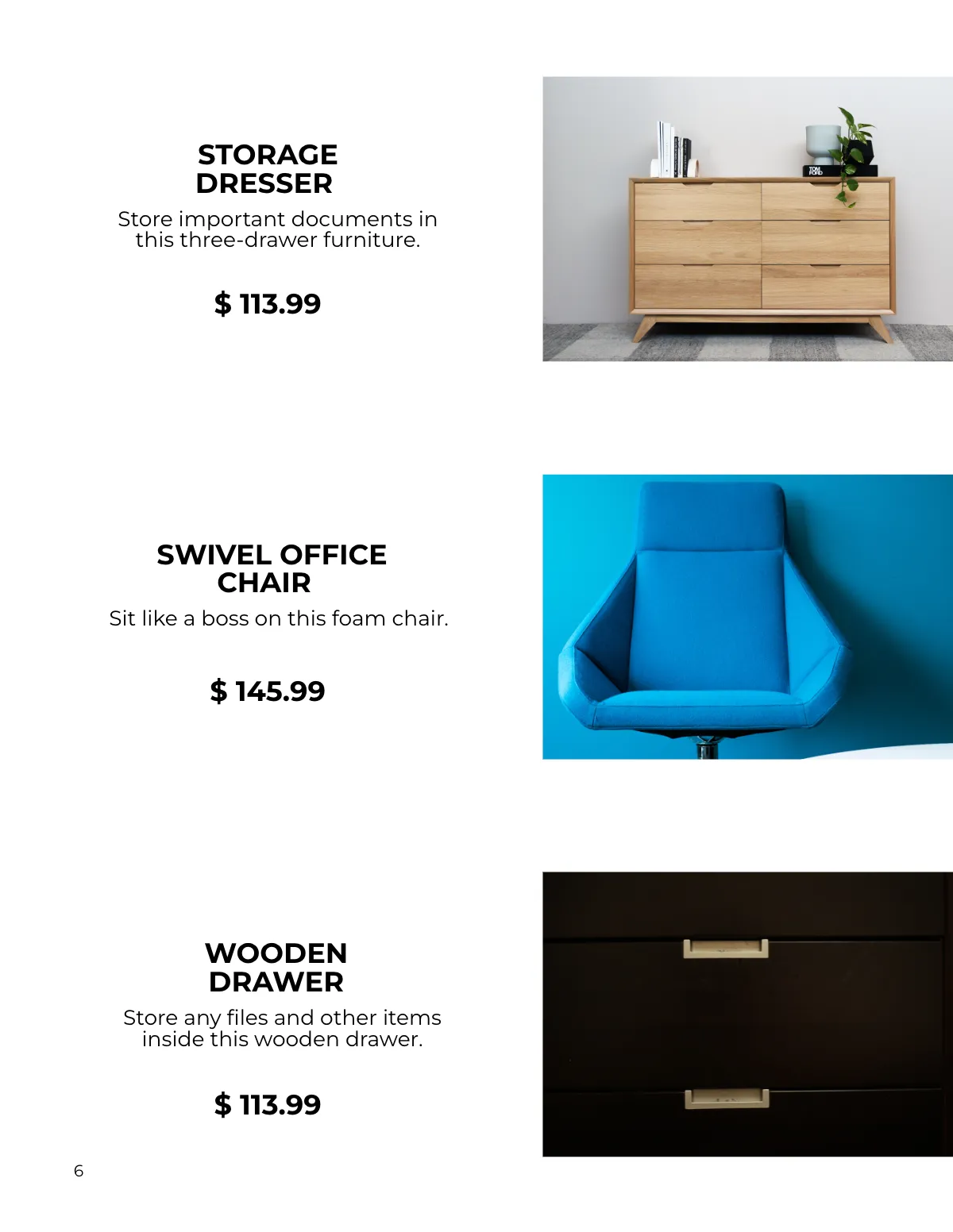 Free Modern Office Catalog Template to Edit Online