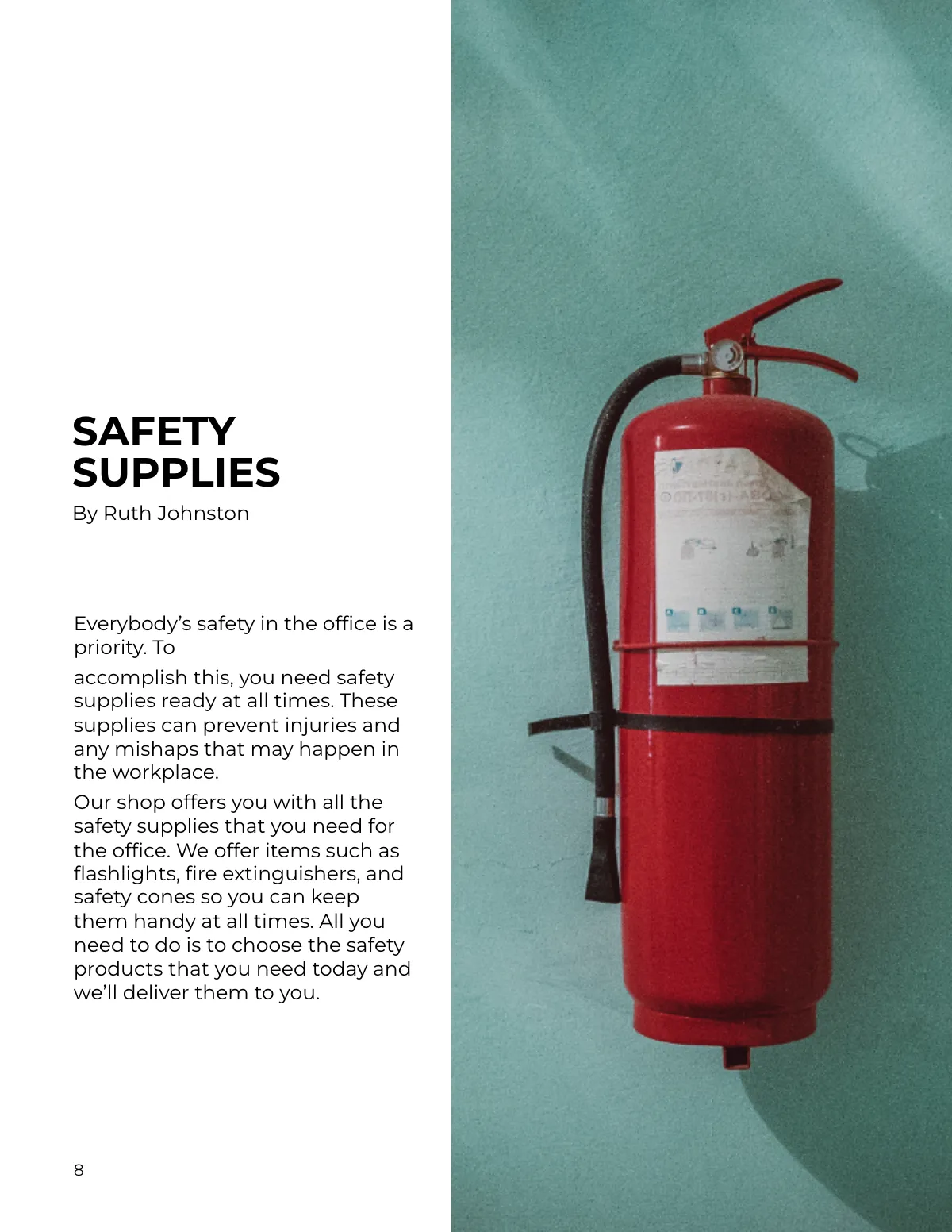 Free Modern Office Catalog Template to Edit Online