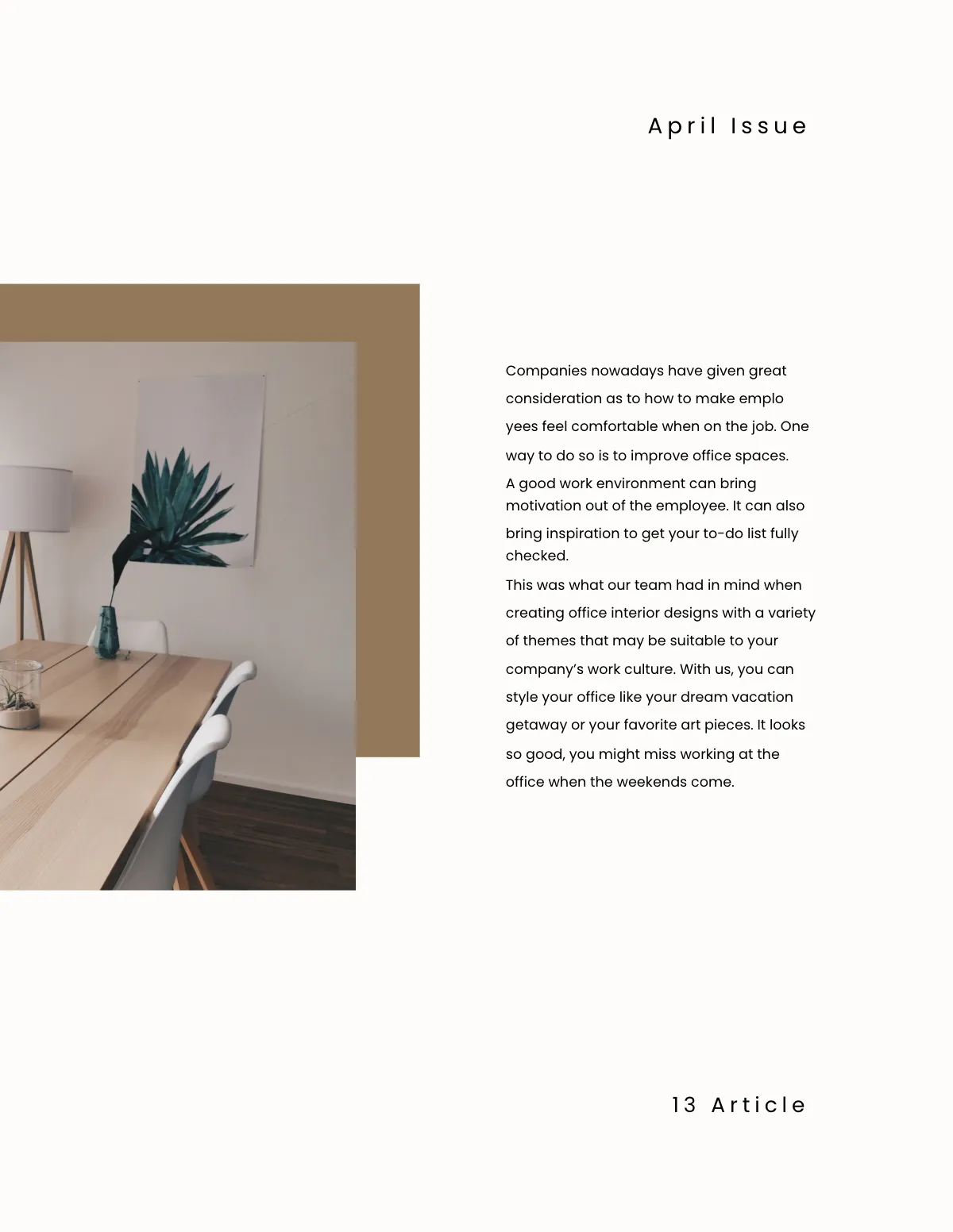 Free Simple Office Catalog Template to Edit Online