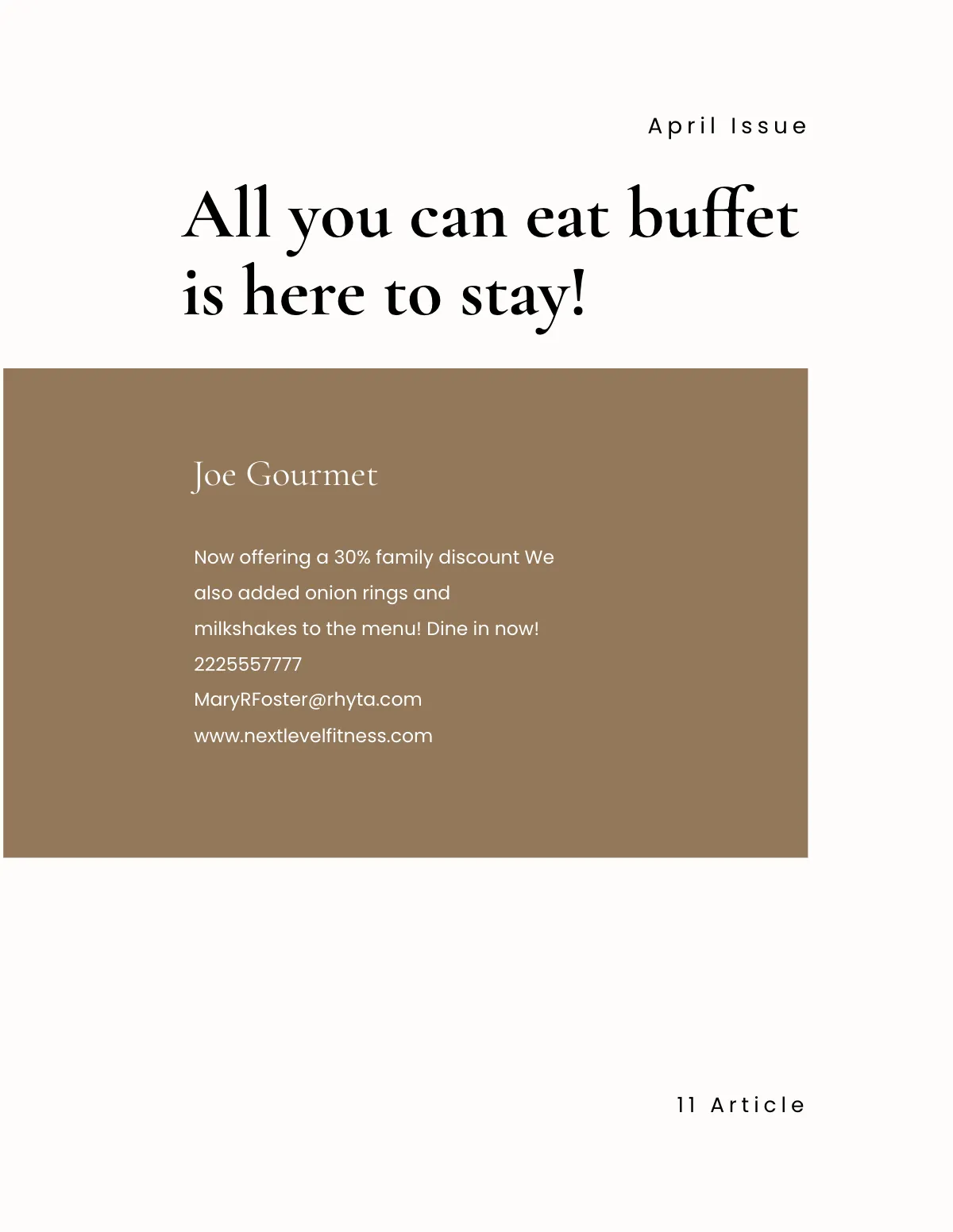 Free Simple Office Catalog Template to Edit Online