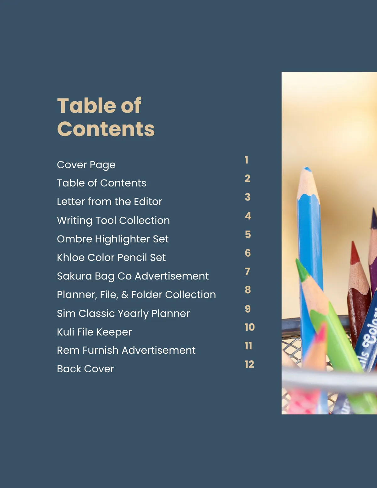 Free Office Supplies Catalog Template to Edit Online