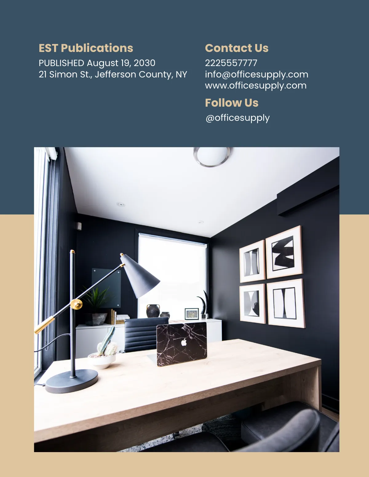 Free Office Supplies Catalog Template to Edit Online