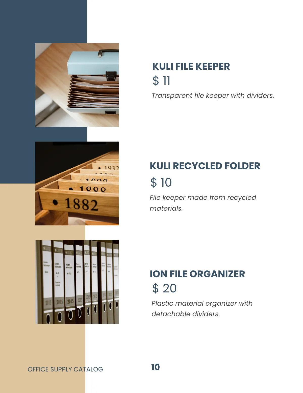 Free Office Supplies Catalog Template to Edit Online