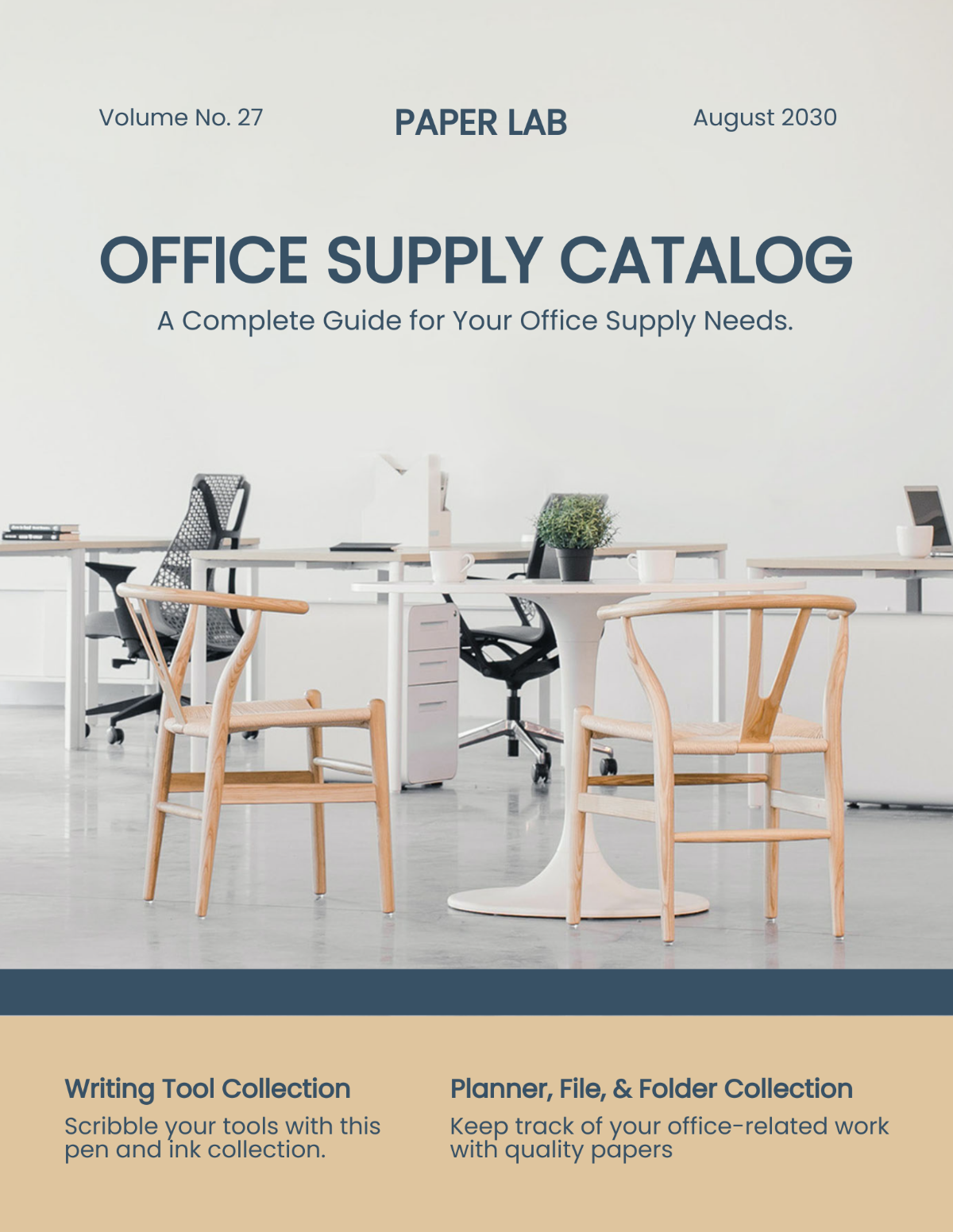 Office Supplies Catalog Template