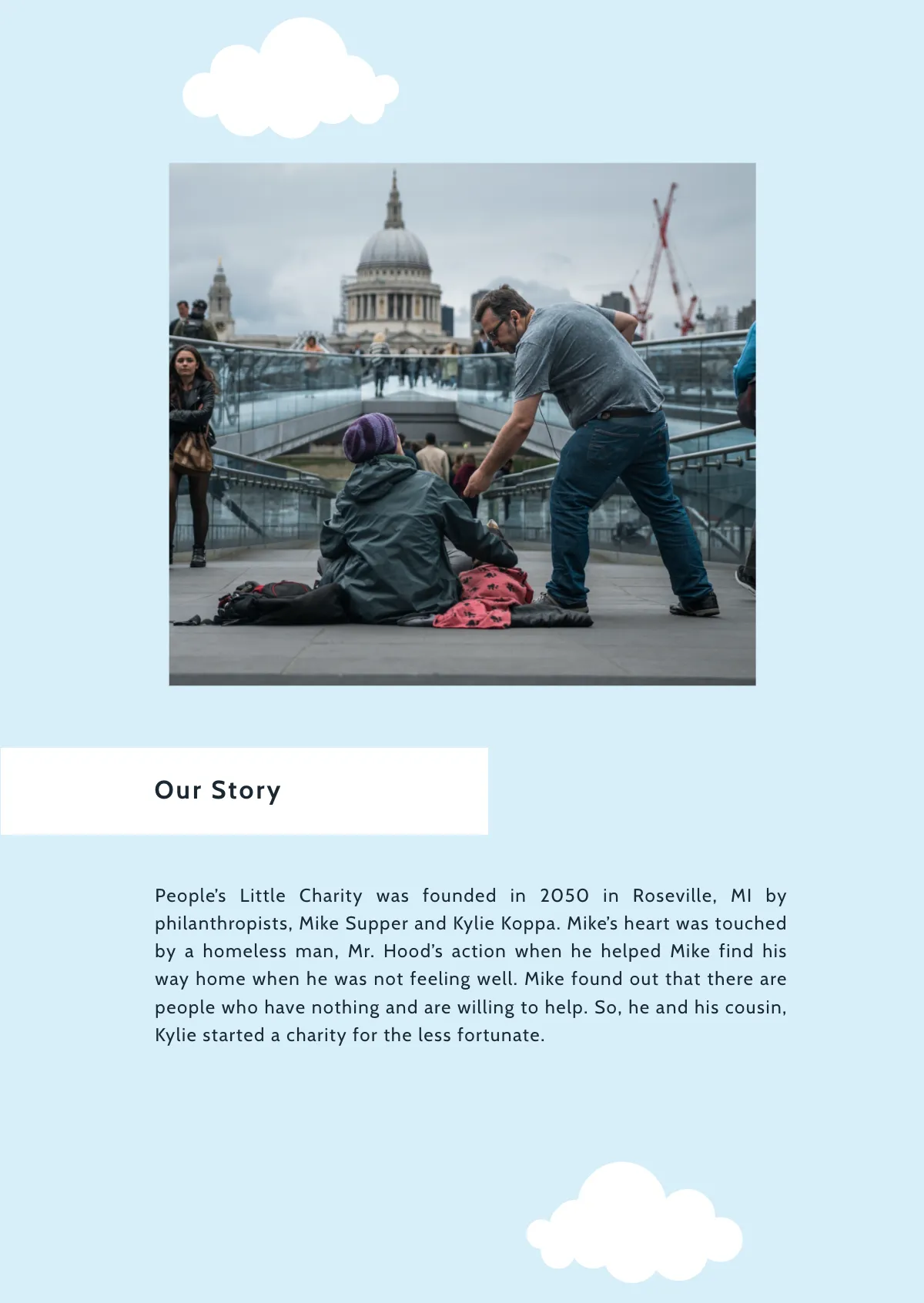Free Charity Flip Book Template to Edit Online