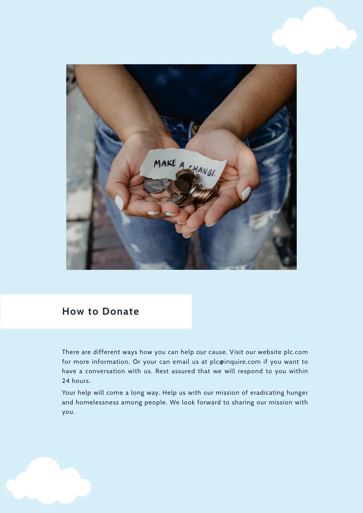 Free Charity Flip Book Template to Edit Online