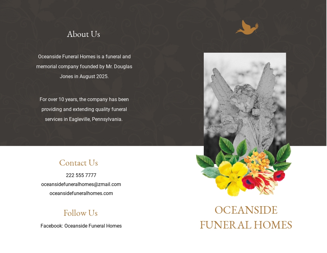 164+ FREE Funeral Bi-Fold Brochure Templates [Customize & Download ...