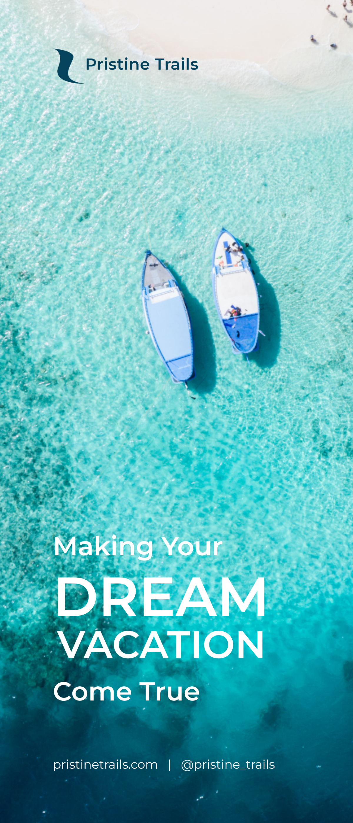 Dream Vacation Roll Up Banner Template