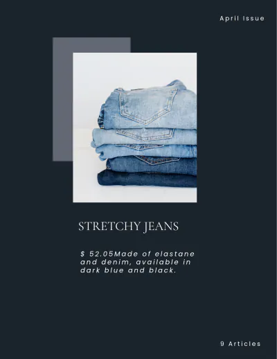 Free Simple Clothing Catalog Template to Edit Online