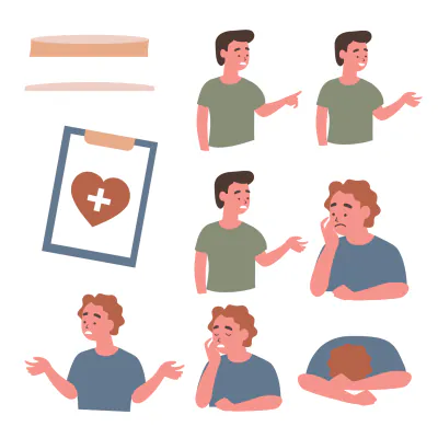 Free Medical 6 Panel Comic Strip Template to Edit Online
