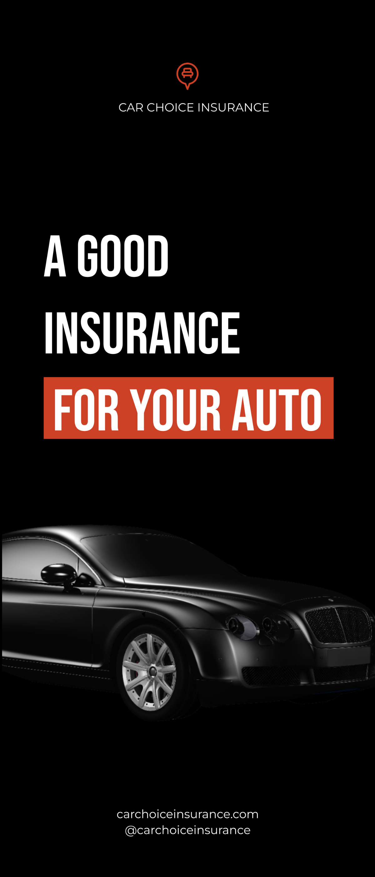 Auto Insurance Rollup Banner Template