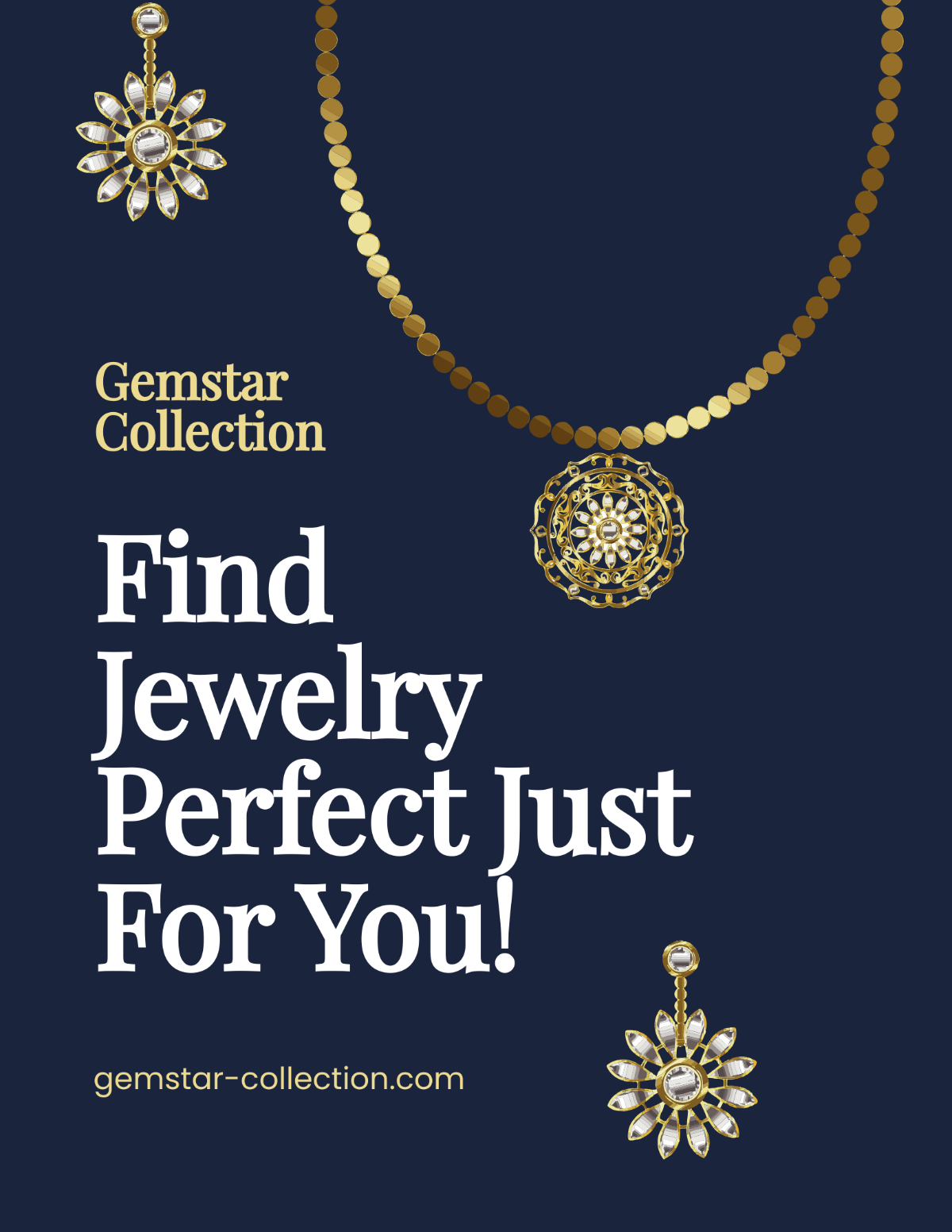 Jewelry Collection Flyer Template