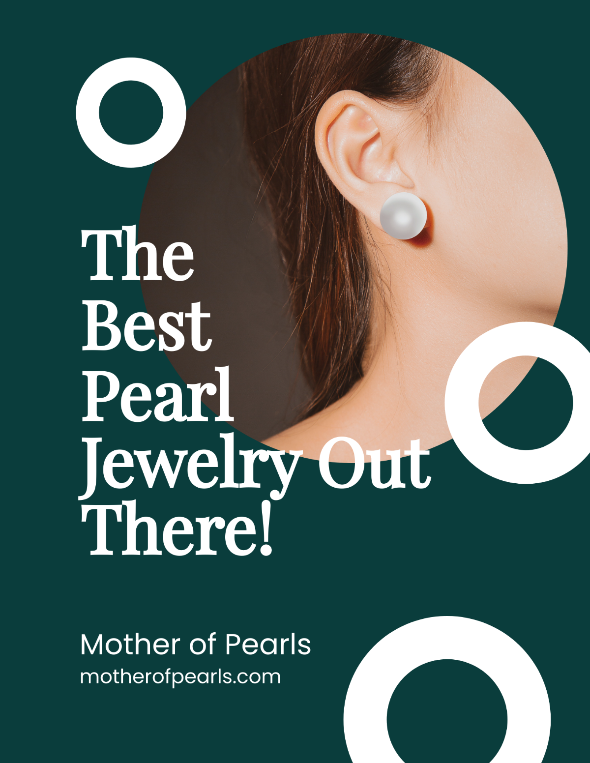 Free Pearl Jewelry Flyer Template