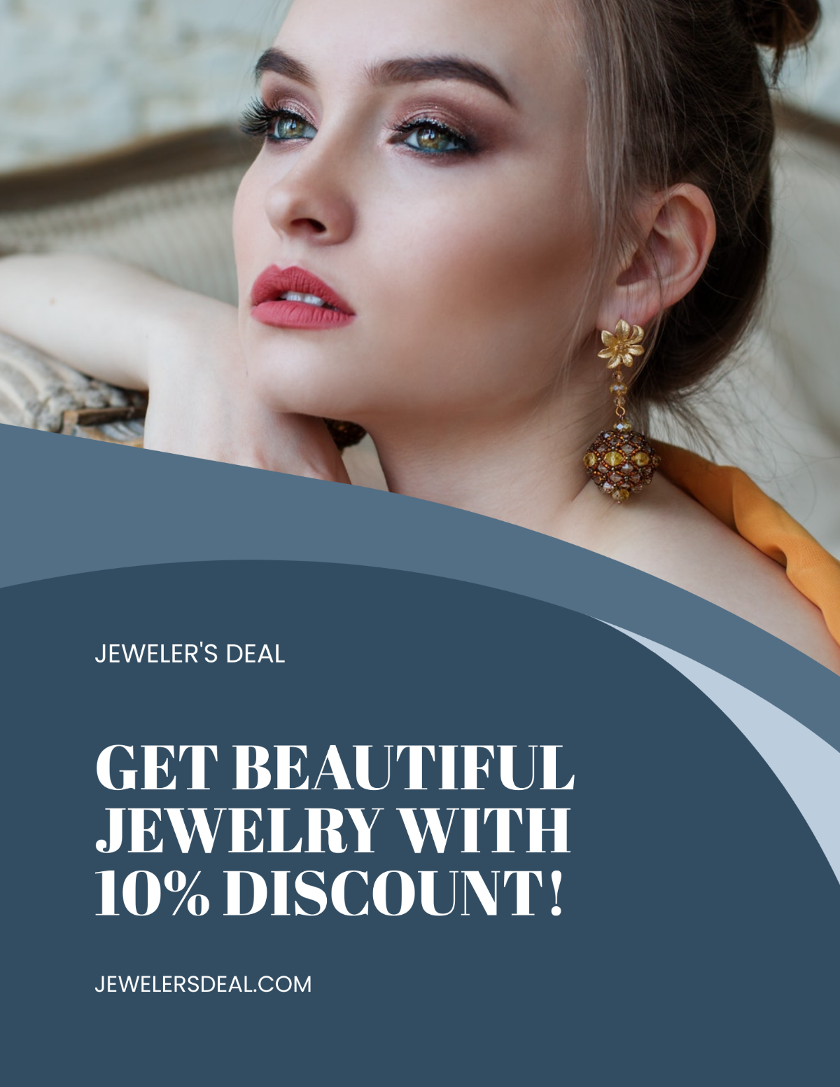 Jewelry Discount Flyer Template - Edit Online & Download