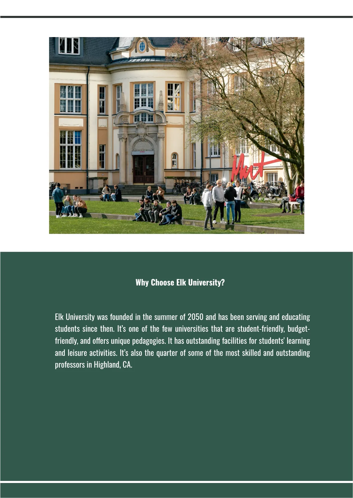 Free University Flip Book Template to Edit Online