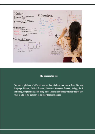 Free University Flip Book Template to Edit Online