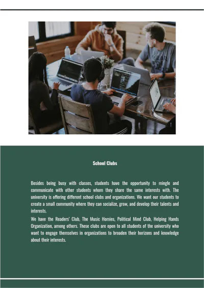 Free University Flip Book Template to Edit Online