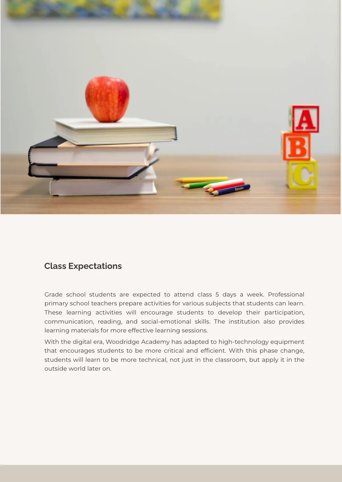 Free School Flipbook Template to Edit Online