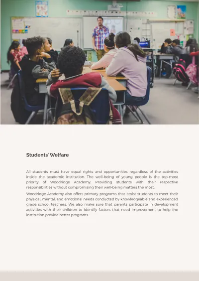 Free School Flipbook Template to Edit Online