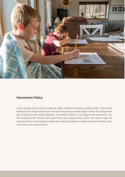 Free School Flipbook Template to Edit Online