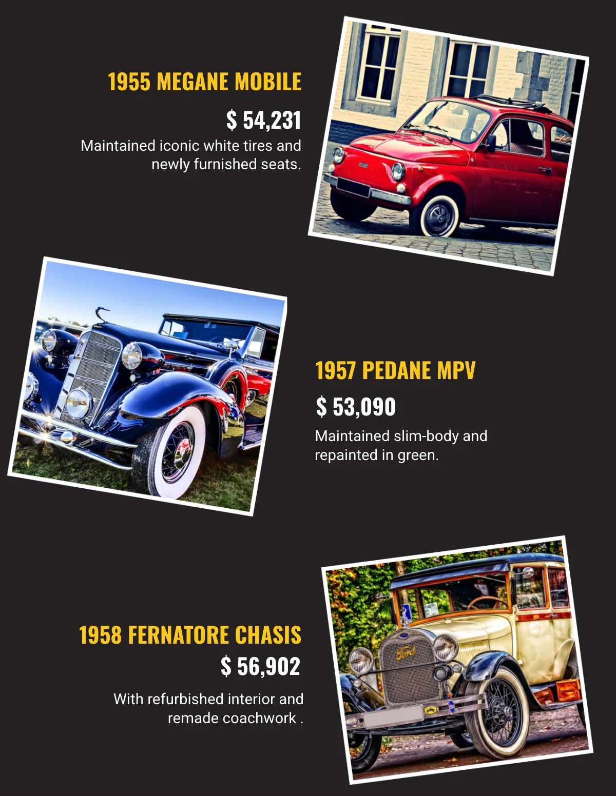 Free Car Auction Catalog Template to Edit Online