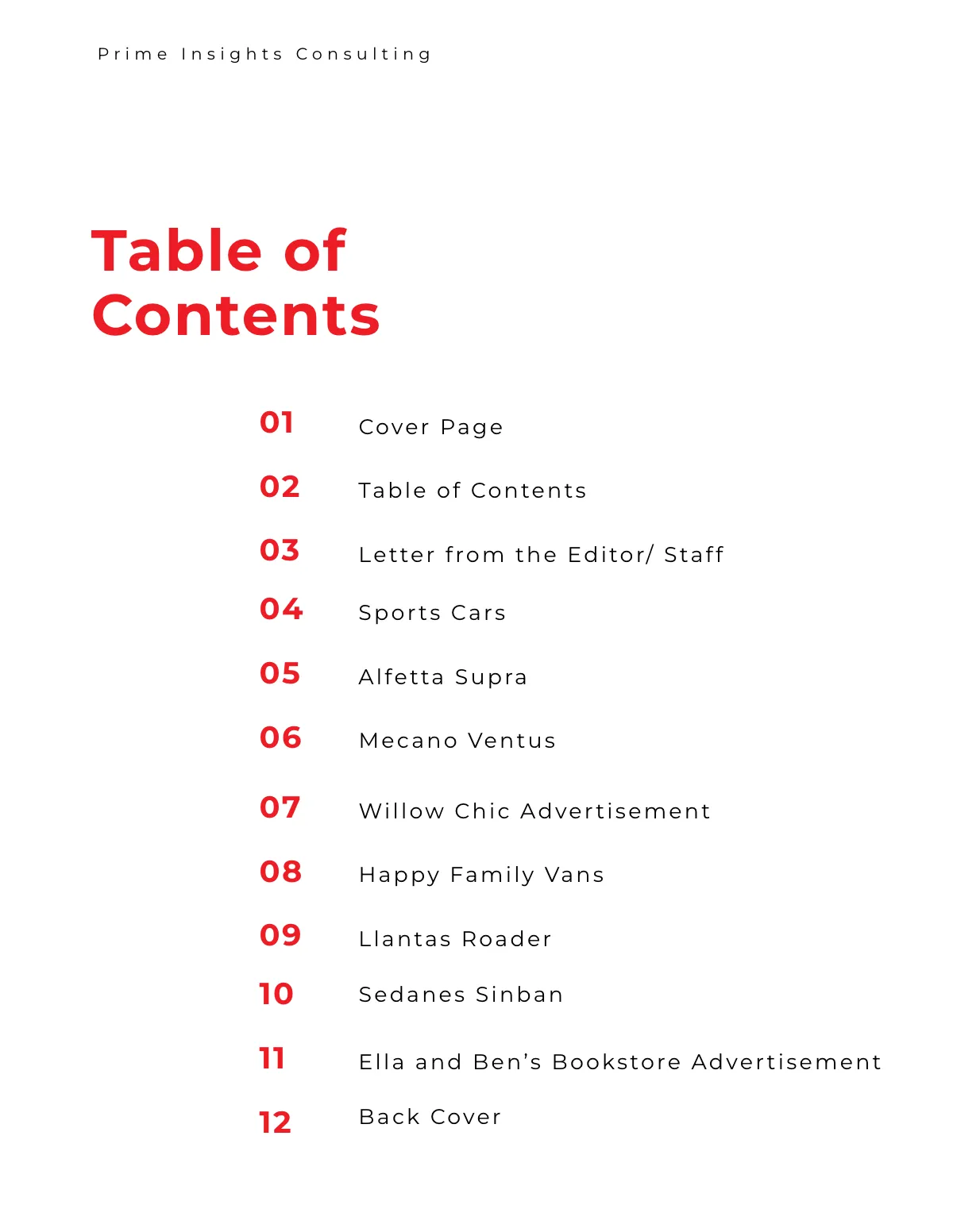 Free Automobiles Auction Catalog Template to Edit Online