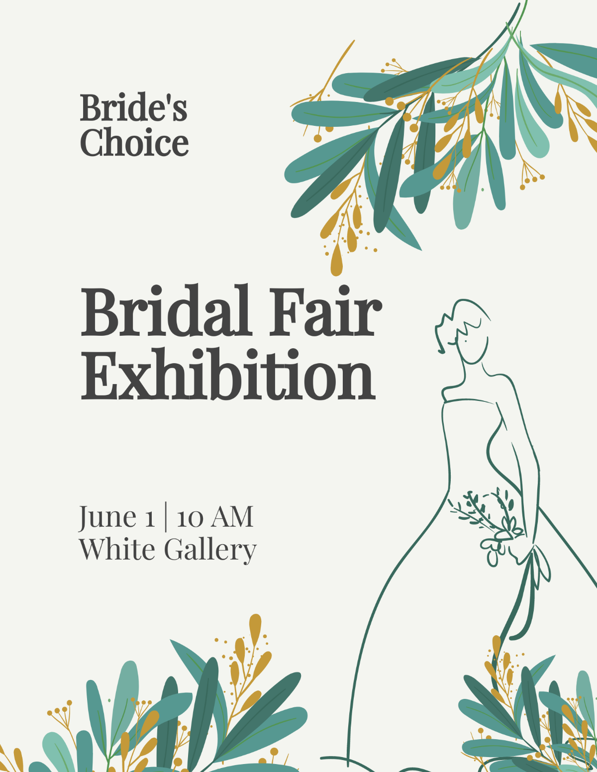 Bridal Fair Exhibition Flyer Template