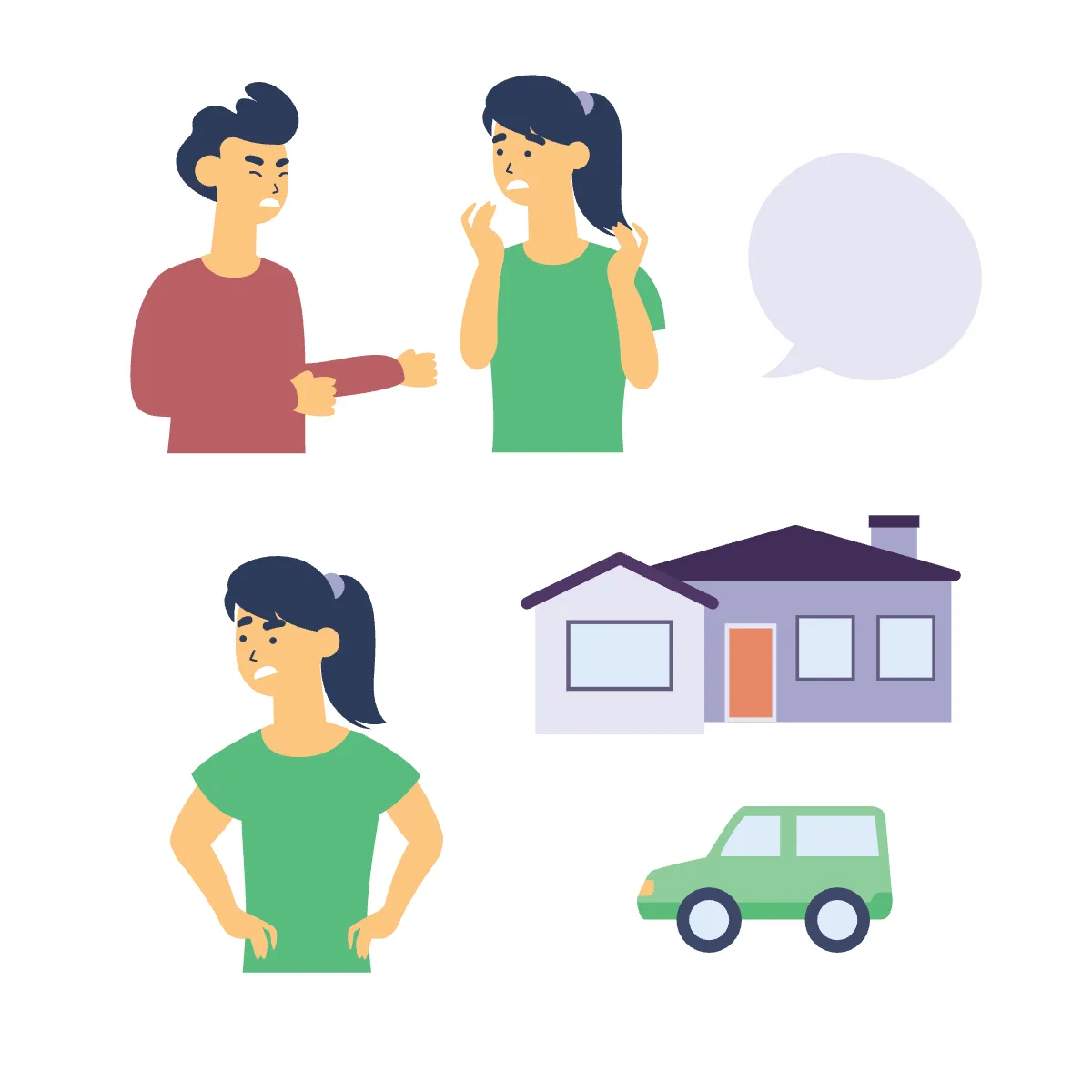 Free Clipart 4 Panel Comic Strip Template to Edit Online