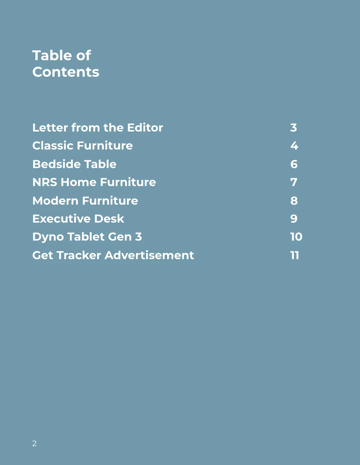 Free Furniture Sales Catalog Template to Edit Online