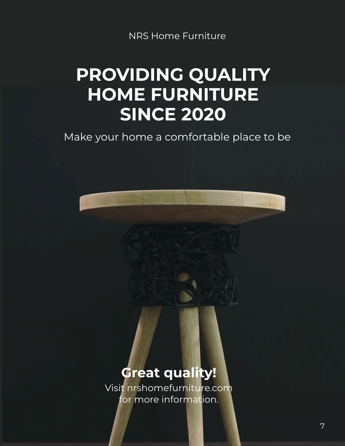 Free Furniture Sales Catalog Template to Edit Online