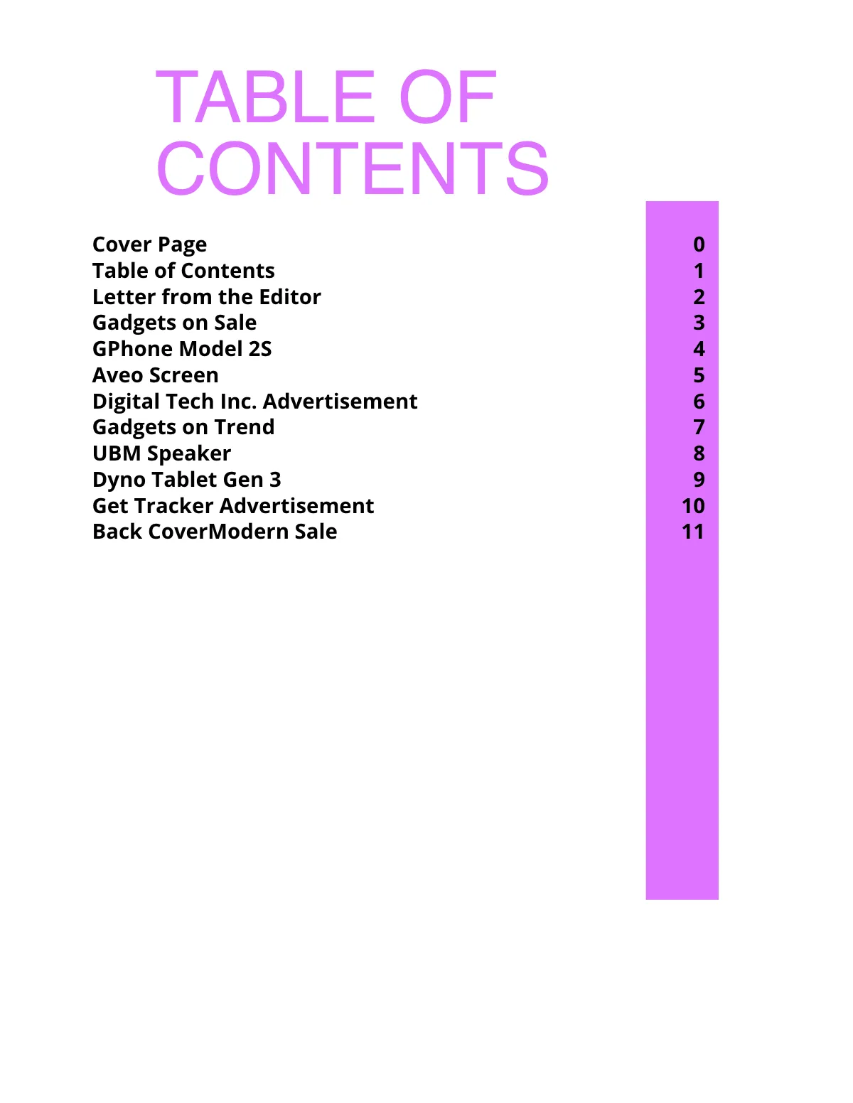 Free Modern Sale Catalog Template to Edit Online