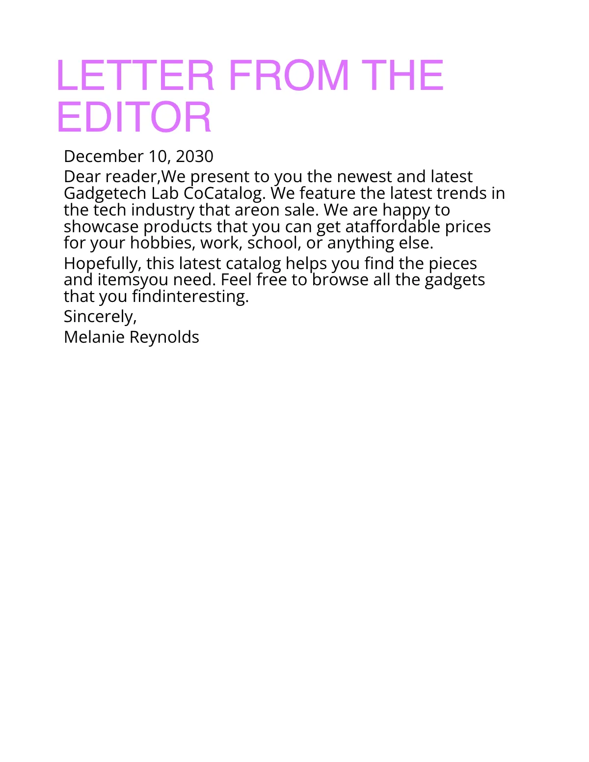 Free Modern Sale Catalog Template to Edit Online