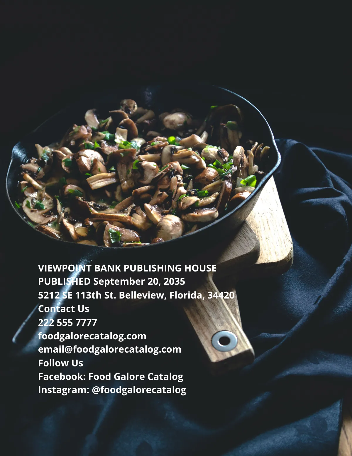 Free Food Recipe Catalog Template to Edit Online