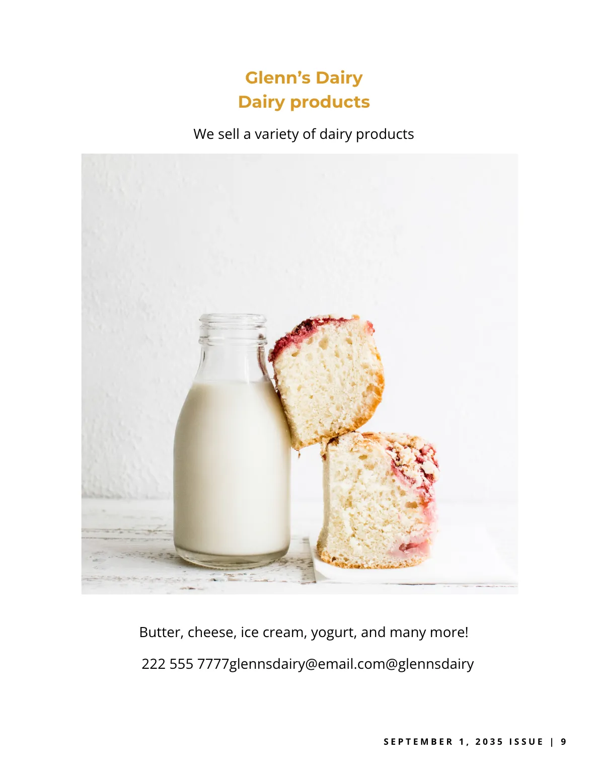 Free Food Recipe Catalog Template to Edit Online