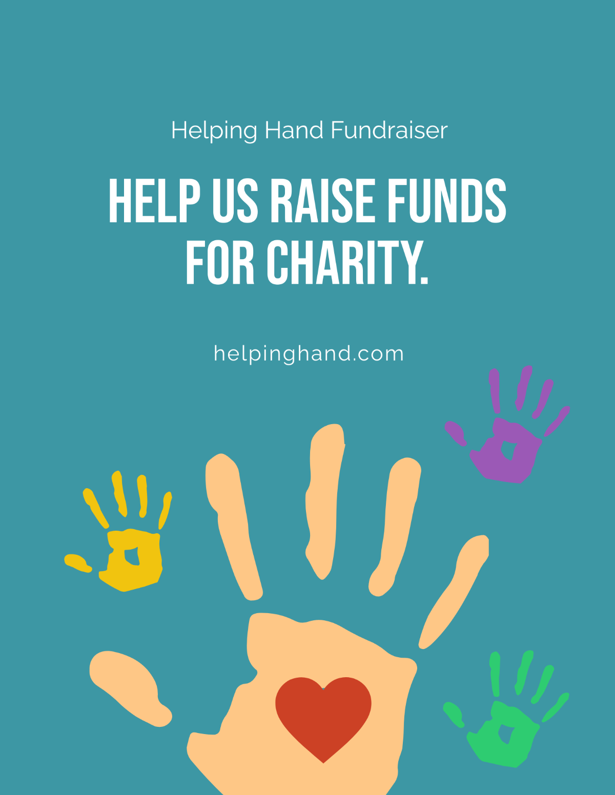Fundraiser Campaign Flyer Template