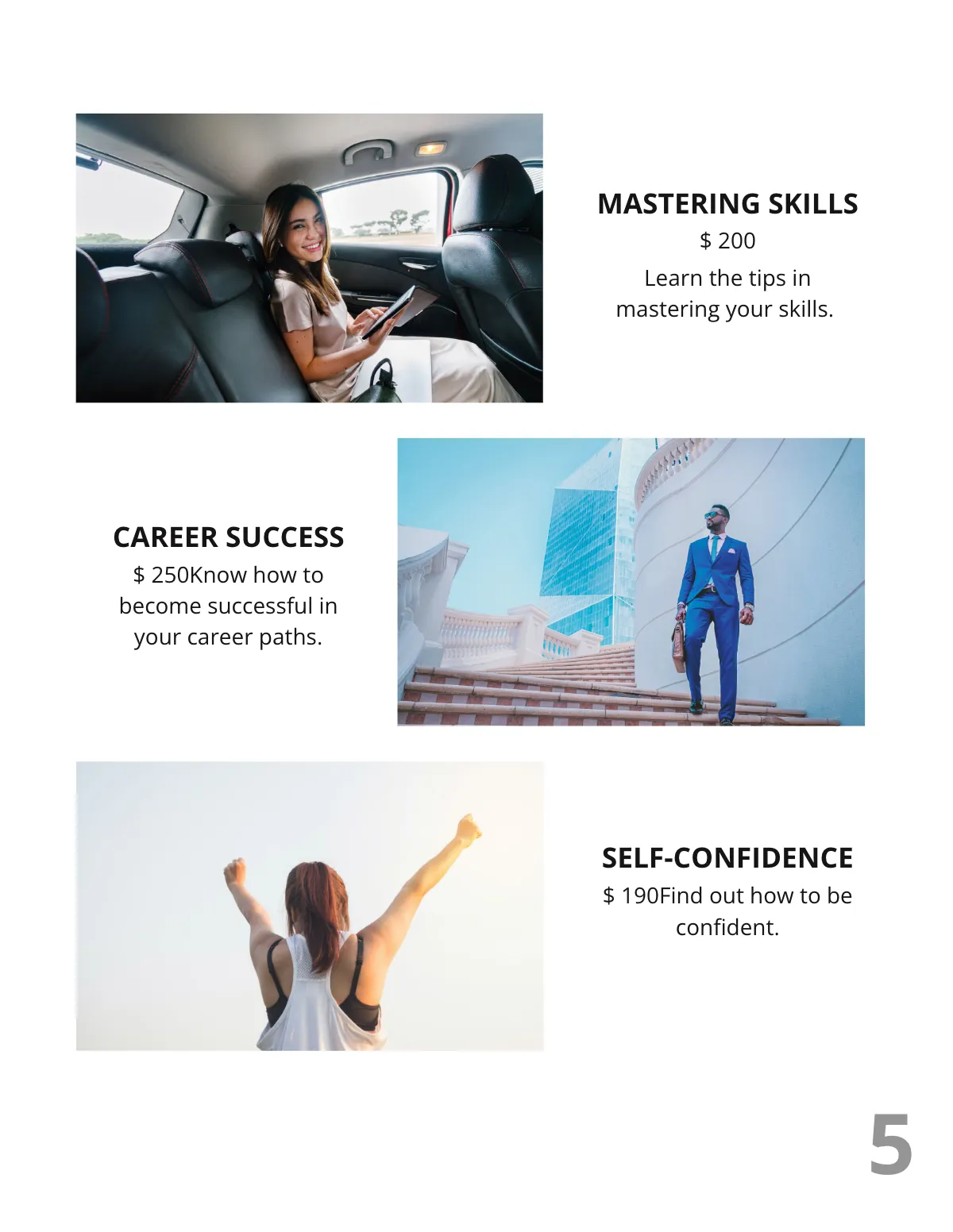 Free Simple Training Catalog Template to Edit Online