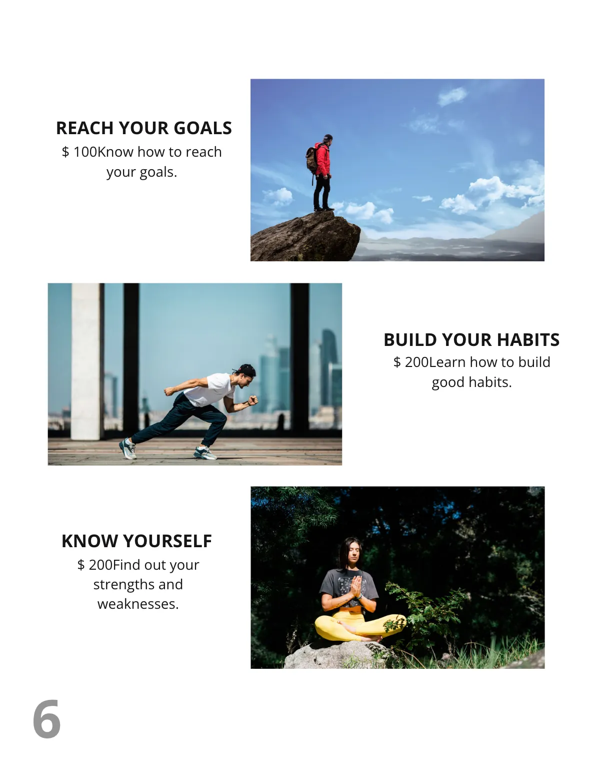 Free Simple Training Catalog Template to Edit Online