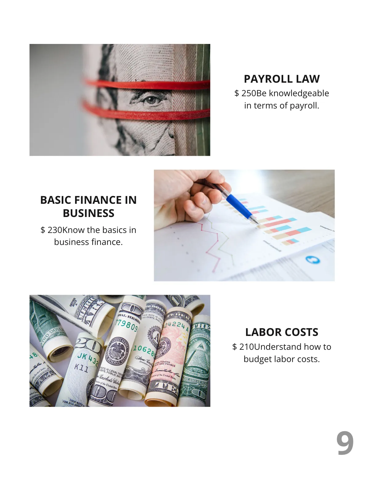 Free Simple Training Catalog Template to Edit Online