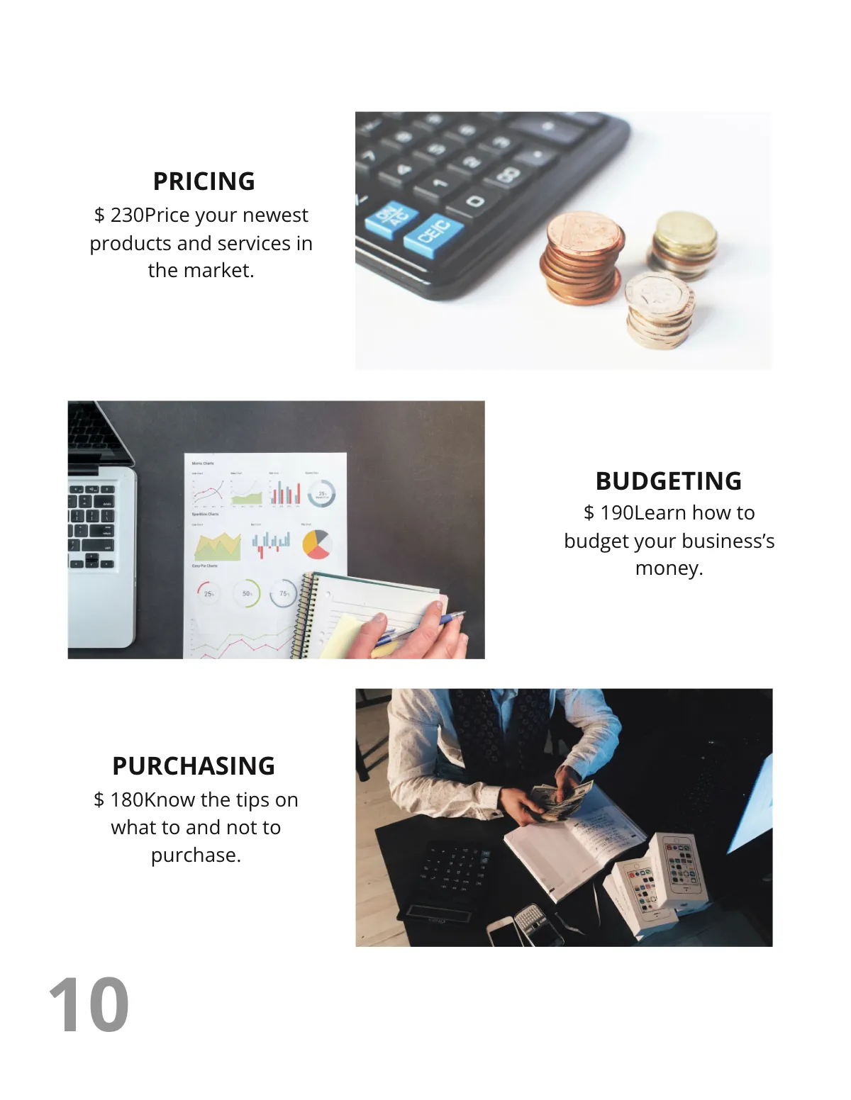Free Simple Training Catalog Template to Edit Online
