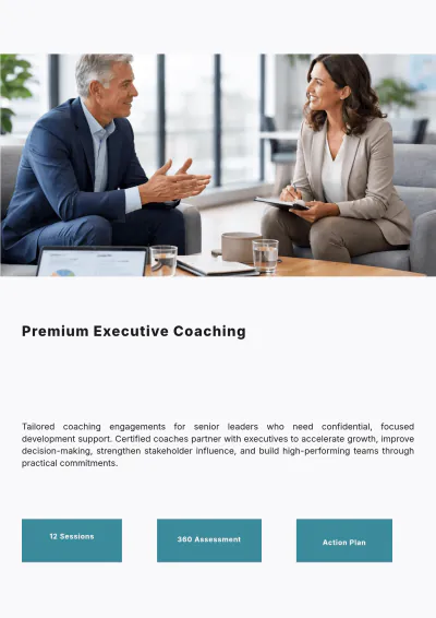Free Simple Training Catalog Template to Edit Online