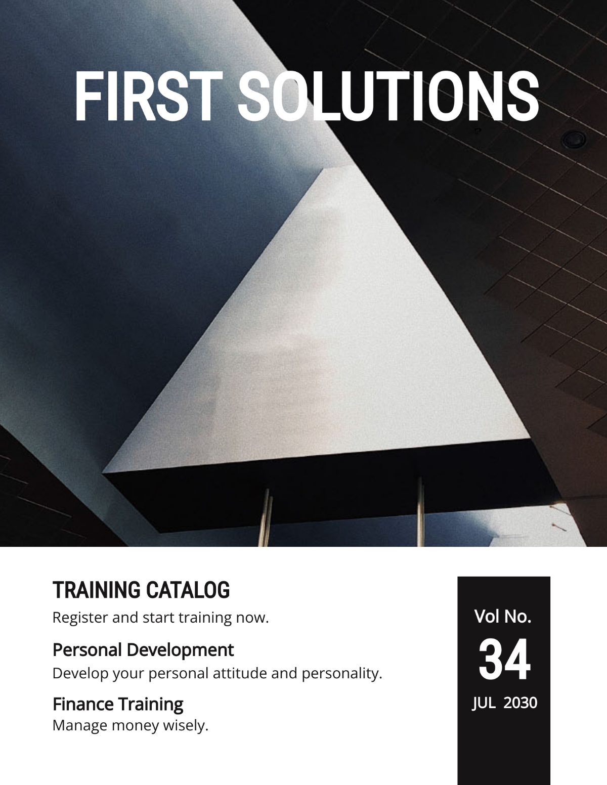 Simple Training Catalog Template